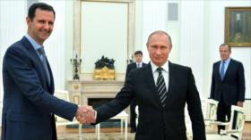 Putin y Al-Asad abordan suministro de vacunas rusas a Siria