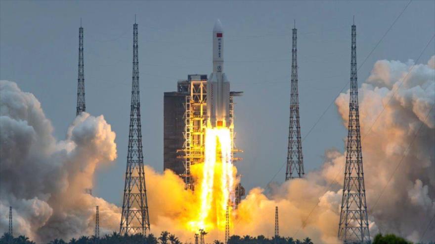 Vídeo: China lanza el módulo central de su estación espacial