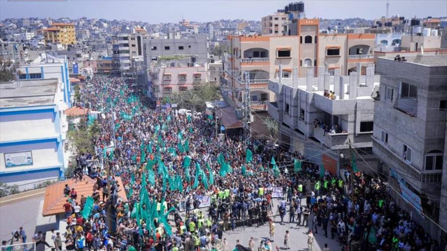 Vídeo: Palestinos expresan su apoyo a Al-Quds y Mezquita Al-Aqsa | HISPANTV