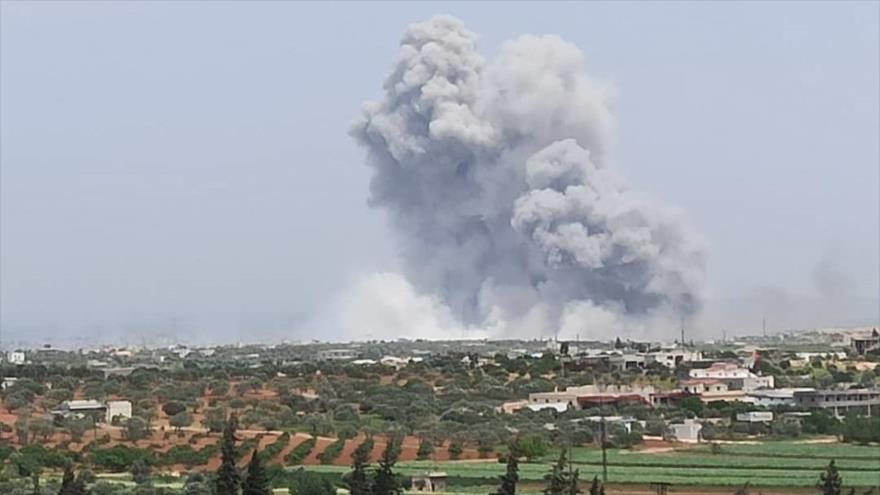 Vídeo: Gran explosión en almacén de armas de extremistas en Siria