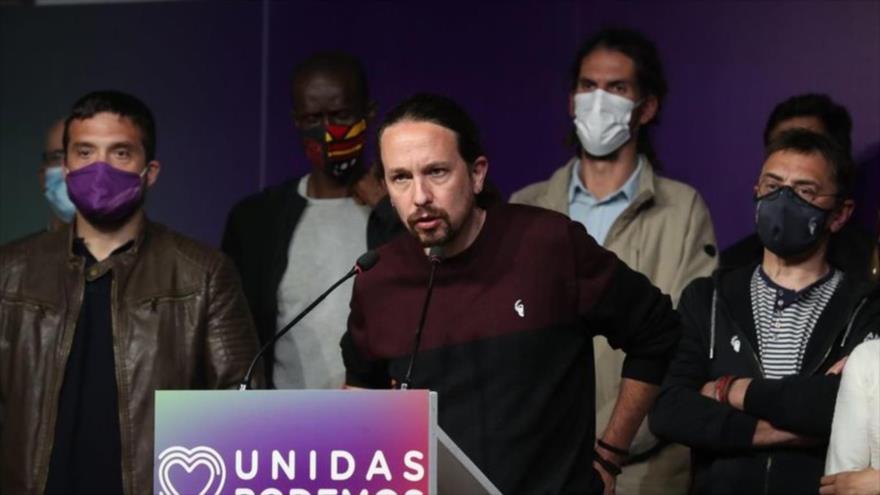 Pablo Iglesias anuncia que deja la política tras derrota en Madrid