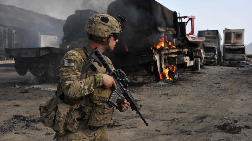 Un soldado de EE.UU. desplegado en Afganistán, 19 de junio de 2014. (Foto: AFP)