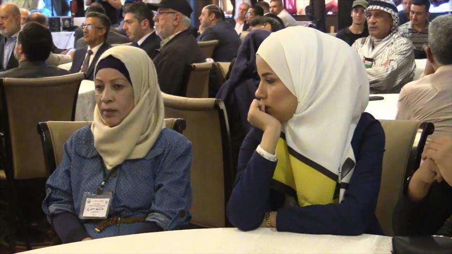 Celebran Conferencia Al-Quds para la Juventud Palestina en Siria