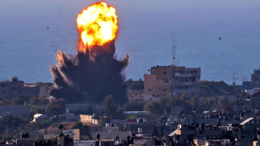 Israel ataca la Franja de Gaza, 13 de mayo de 2021. (Foto: AFP)
