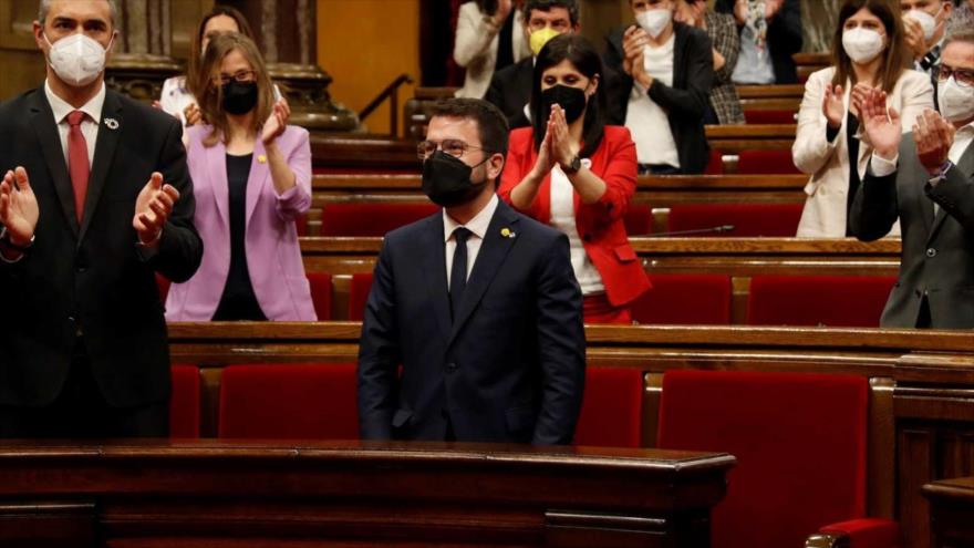 Independentistas eligen a Pere Aragonès como presidente catalán