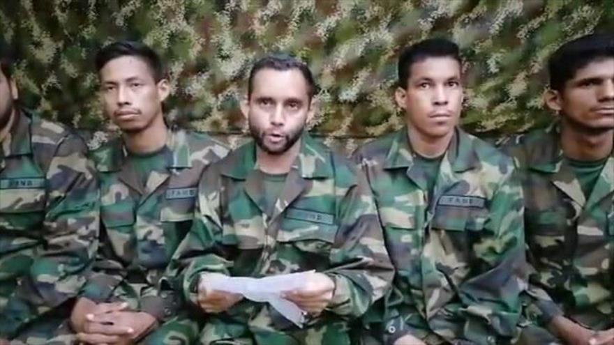 Vídeo muestra a militares venezolanos secuestrados por las FARC