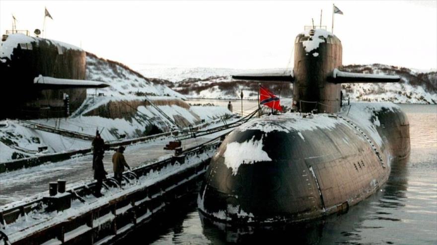 Submarinos nucleares de Rusia, desmantelados en la base ártica de Severomorsk. (Foto: AP)