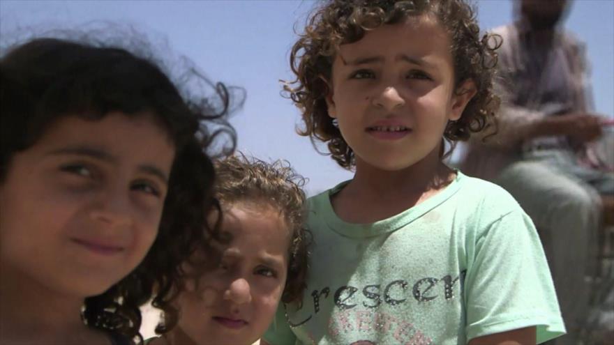 Niños palestinos, víctimas de ataques israelíes contra Gaza