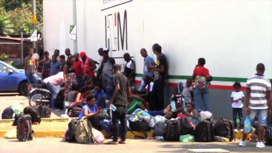 Nueva ola de migrantes llega a la ciudad mexicana de Tapachula