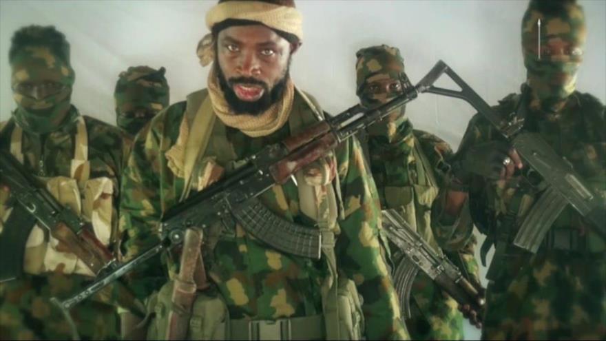 El líder del grupo terrorista Boko Haram, Abubakar Shekau.