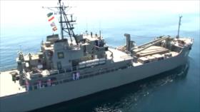 Flota iraní navega la ruta más larga realizada por la Armada persa