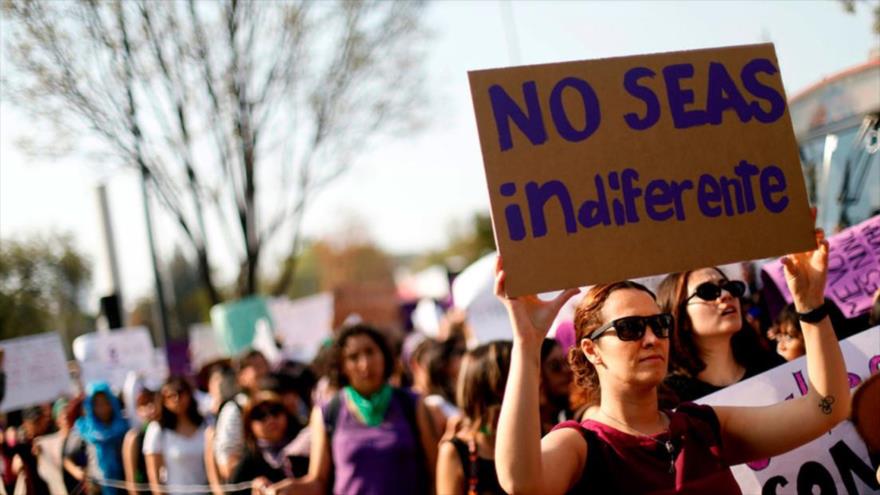 Una protesta contra el feminicidio y la violencia contra las mujeres en Ciudad de México, capital, 2 de febrero de 2019. (Foto: Reuters)