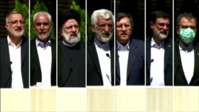 De cara a elecciones, candidatos promueven sus planes en Irán