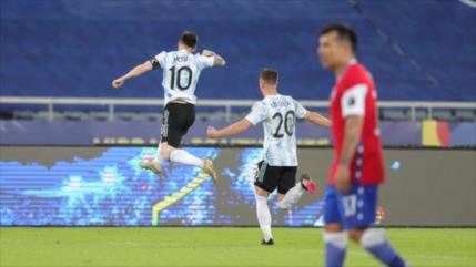 Messi homenajeó a Maradona con un golazo en la Copa América 2021 