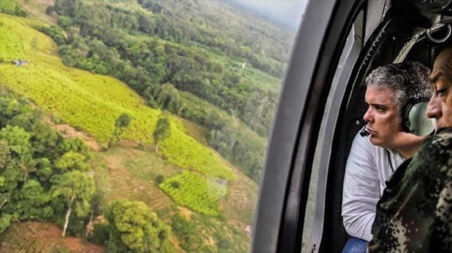 Vídeo: Atacan helicóptero de Iván Duque en el norte de Colombia