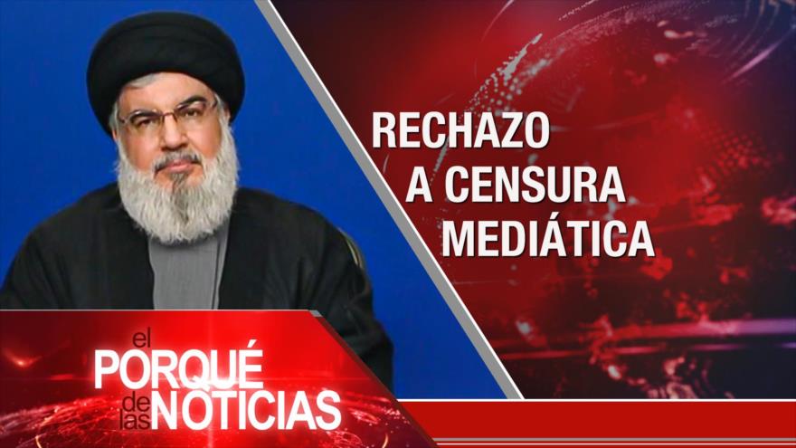 El Porqué de las Noticias: Rechazo a censura mediática. Contra el expansionismo israelí. Incertidumbre en Perú