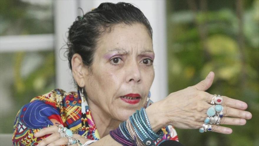 La vicepresidente de Nicaragua, Rosario Murillo.