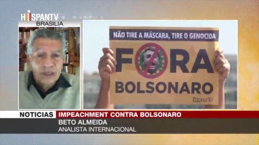 Almeida: Brasileños pagarán alto precio si Bolsonaro sigue en poder