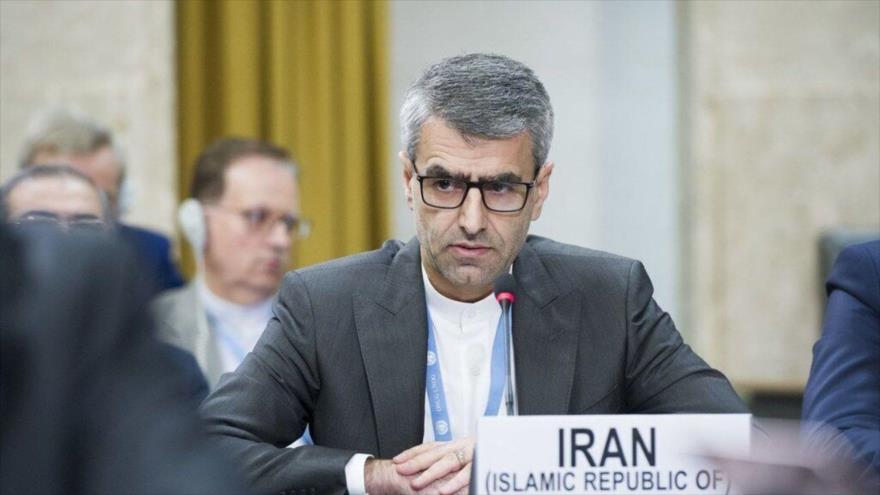 El representante permanente de Irán ante la Oficina de las Naciones Unidas en Ginebra (Suiza), Esmail Baqai.