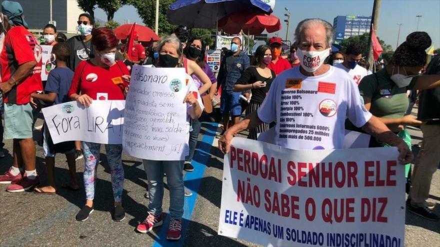 Realizan nuevas protestas en Brasil contra gestión de Bolsonaro | HISPANTV