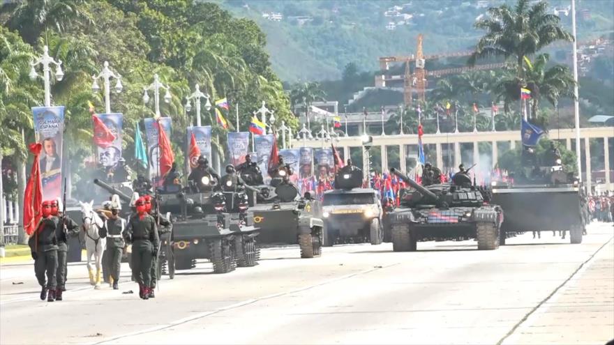 Venezuela realiza demostración de fuerza en desfile de Independencia