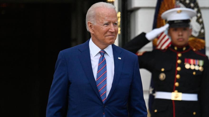 El presidente de EE.UU., Joe Biden, en un acto en la Casa Blanca, en Washington D.C., 4 de julio de 2021. (Foto: AFP)