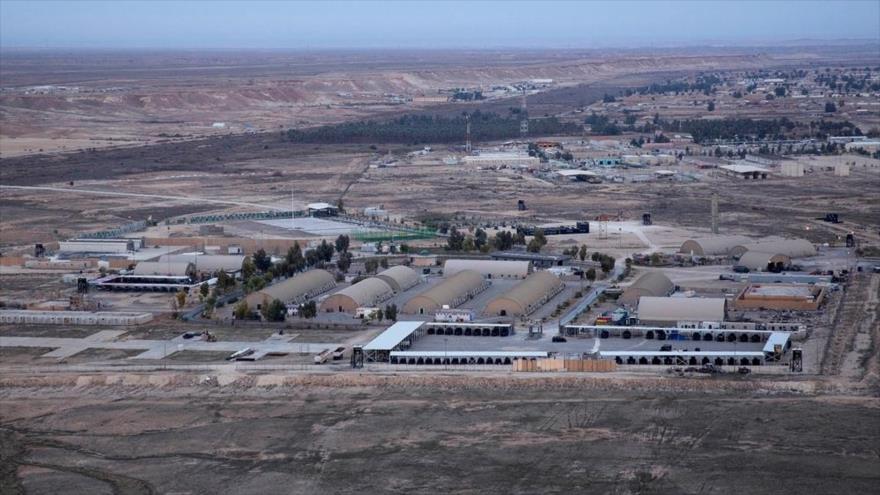 La base militar estadounidense de Ain Al-Asad, en Al-Anbar, Irak, 29 de diciembre de 2019. (Foto: AP)