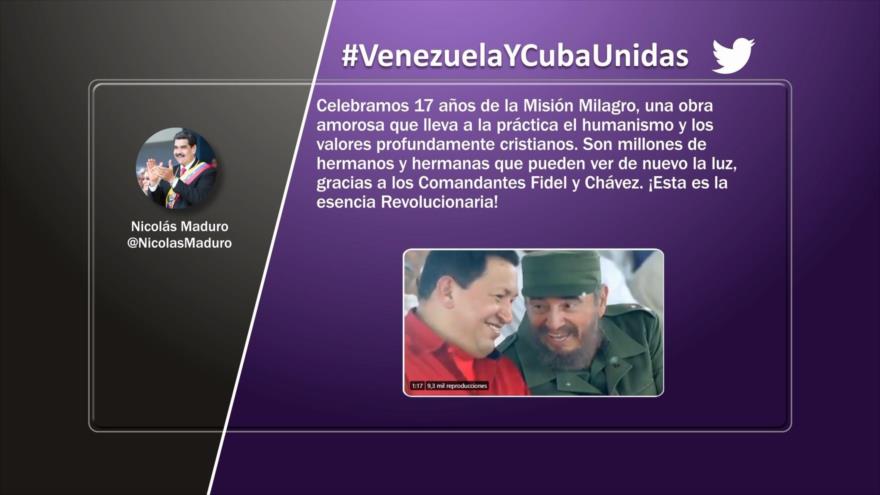 Etiquetaje: Venezuela y Cuba unidas en Misión Milagro