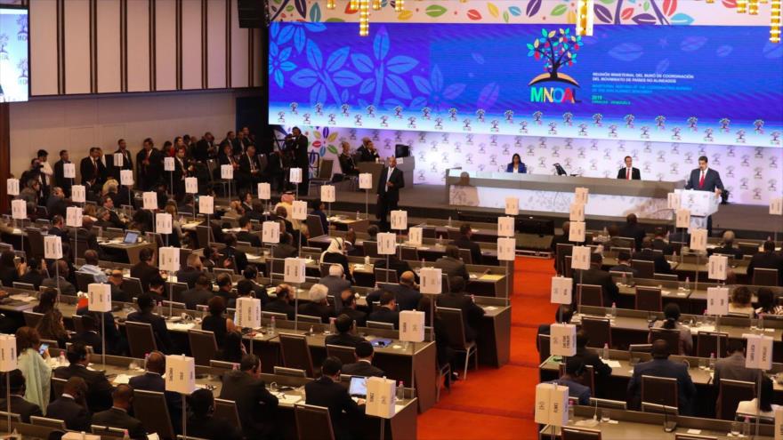 Reunión ministerial del Buró de Coordinación del Movimiento de Países No Alineados en Caracas, capital de Venezuela, 20 de julio de 2019.