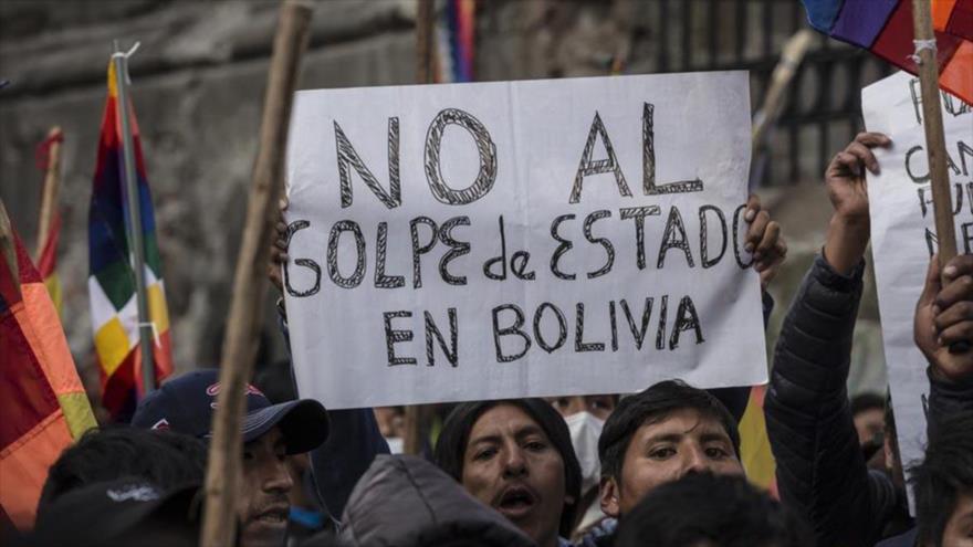 Partidarios del expresidente Evo Morales protestan contra el golpe de Estado en Bolivia, noviembre de 2019. (Foto: Getty Images)