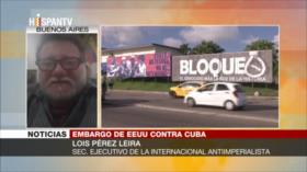 Pérez: Sociedad cubana pide el inmediato fin del bloqueo de EEUU