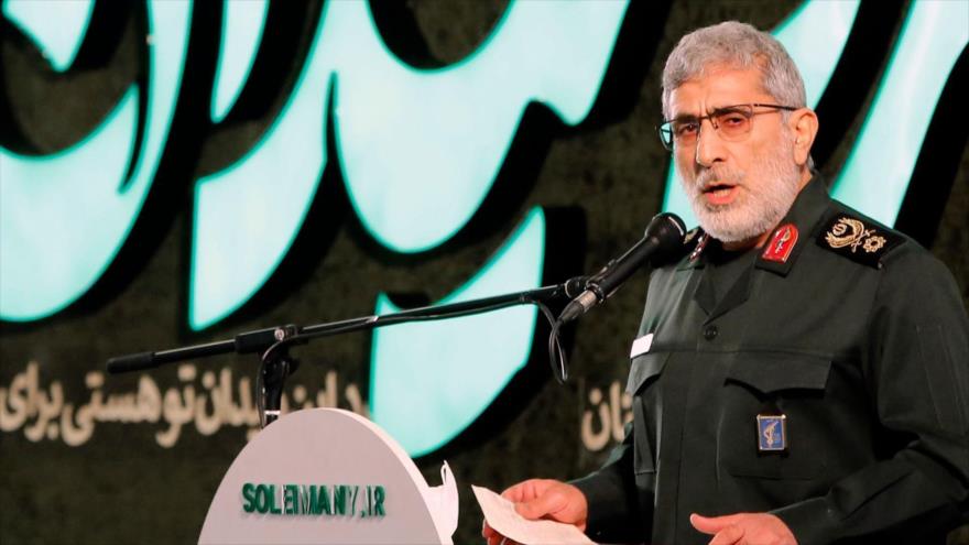 El comandante de la Fuerza Quds del Cuerpo de Guardianes de la Revolución Islámica (CGRI) de Irán, el general de brigada Esmail Qaani.