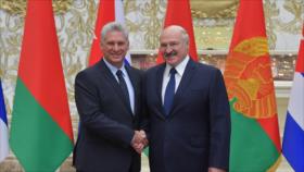 Lukashenko expresa solidaridad con Cuba en defensa de su soberanía