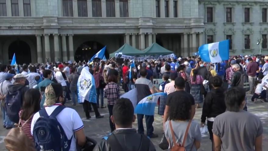 Guatemaltecos marcharán contra el Gobierno de Giammattei