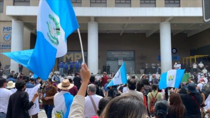 Continúa ola de protestas en Guatemala contra Giammattei y Porras