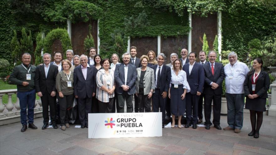 El Grupo de Puebla, un foro político y académico integrado por representantes políticos del mundo​ fundado el 12 de julio de 2019.