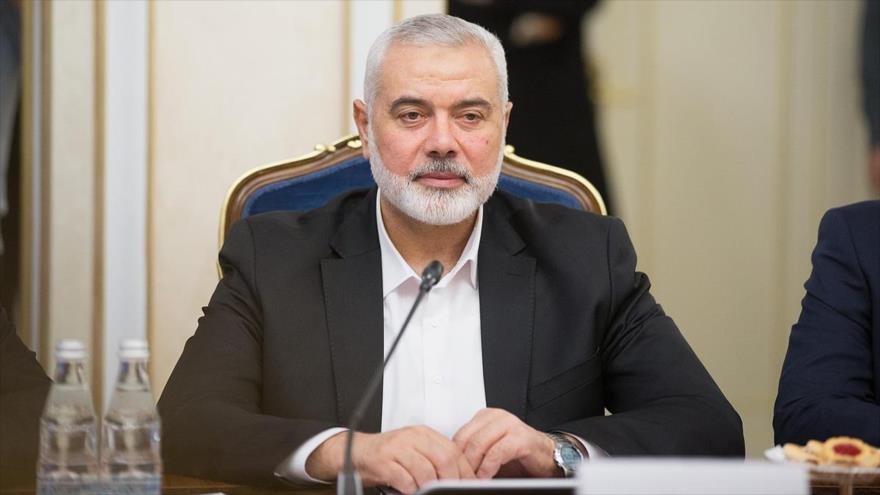 El jefe de la dirección política del Movimiento de Resistencia Islámica de Palestina (HAMAS), Ismail Haniya.