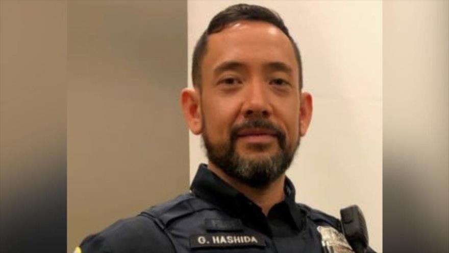 Gunther Hashida, miembro de la Policía Metropolitana de Washington.