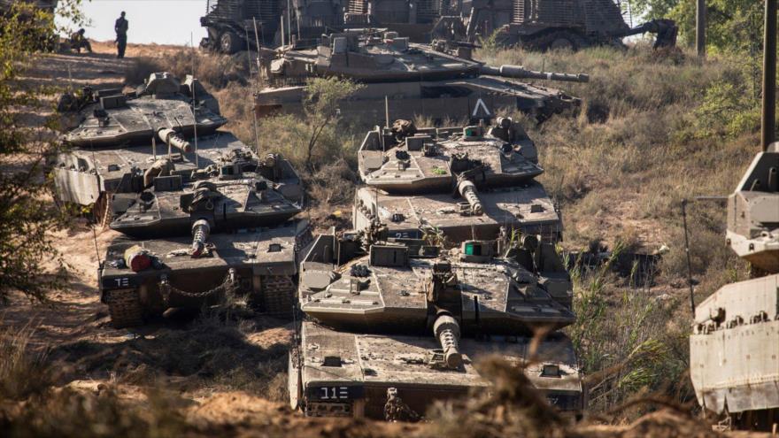 Tanques del ejército israelí. (Foto: AP)