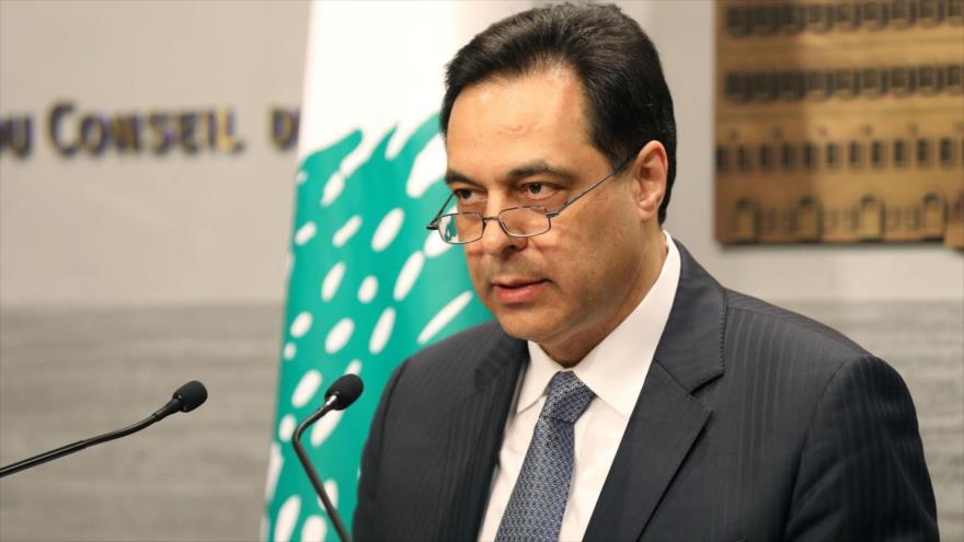 El primer ministro de El Líbano, Hasan Diab.
