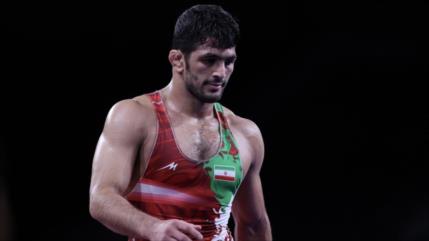 Hasan Yazdani gana plata en lucha libre para Irán en JJOO de Tokio