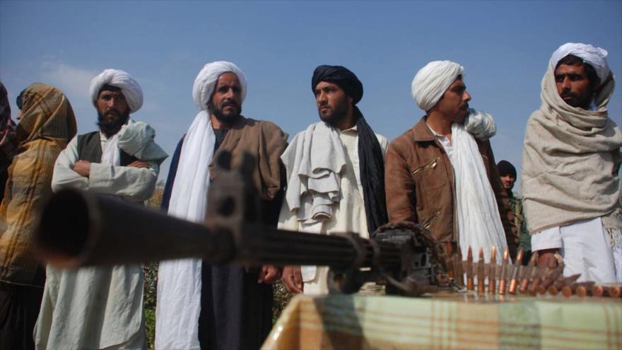 Los talibanes en la provincia de Herat, oeste de Afganistán. (Foto: AFP)