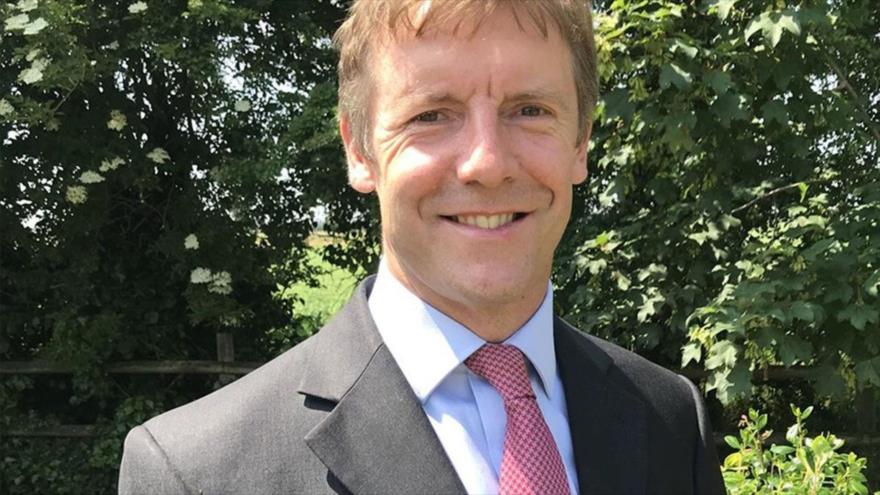 El nuevo embajador británico en Irán, Simon Shercliff.
