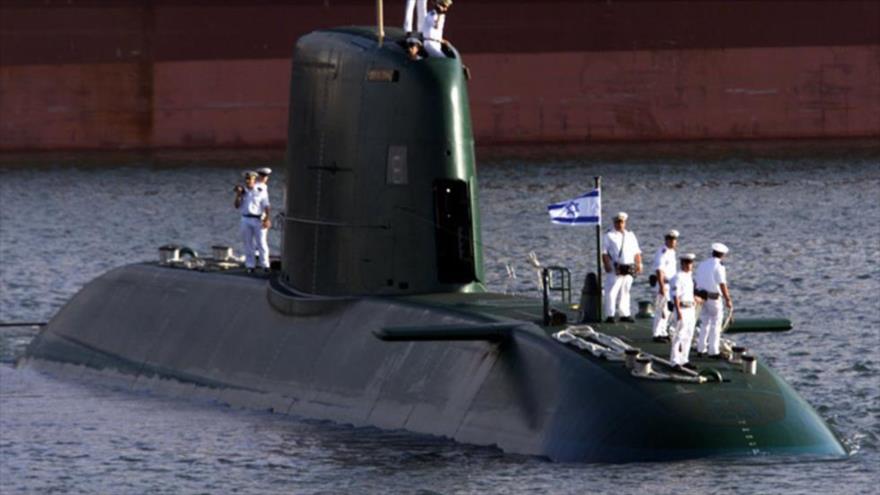 Un submarino israelí, de clase Dolphin.