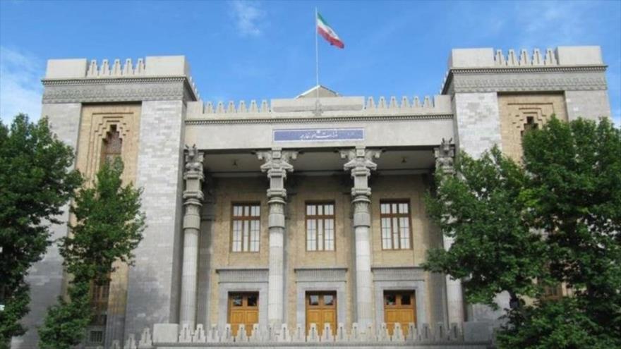 El edificio del Ministerio de Exteriores de Irán, Teherán, la capital.