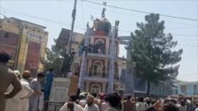 Talibanes reprimen protestas en Afganistán dejando tres muertos