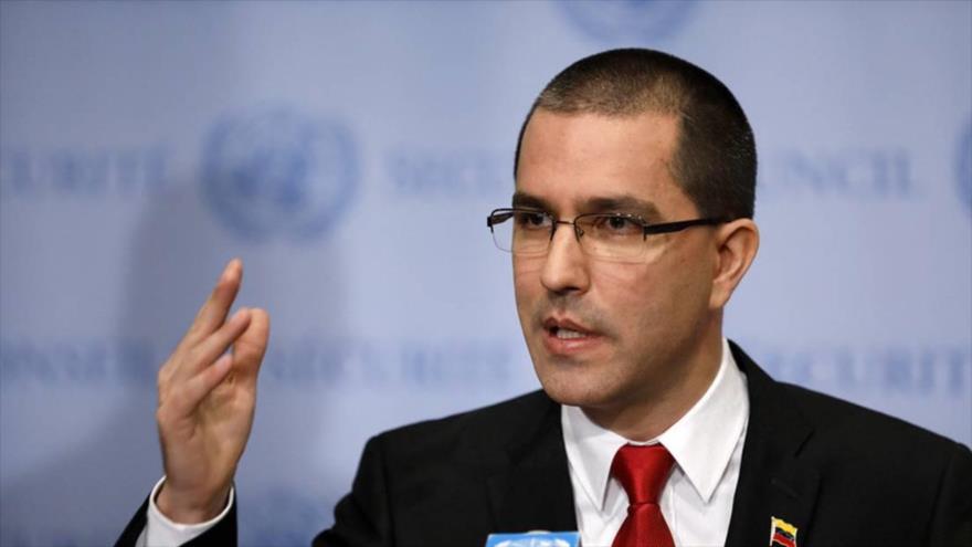 El ministro venezolano de Asuntos Exteriores, Jorge Arreaza. 