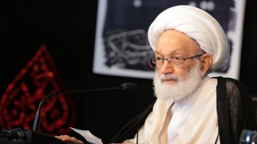 El líder bareiní sheij Isa Ahmad Qasem.