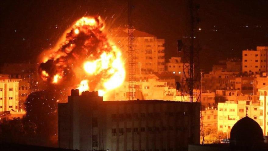 Vídeo: Cazas israelíes bombardean varias zonas de Gaza