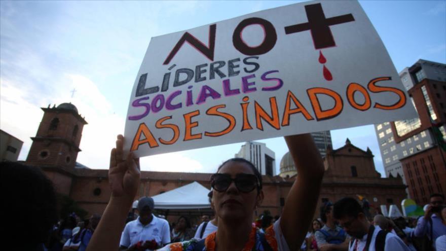 Asesinan a otro líder social en Colombia; ya son 109 en solo 2021 | HISPANTV